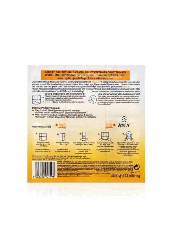 Garnier Vitamin C Shot Fresh Mix Booster Mask