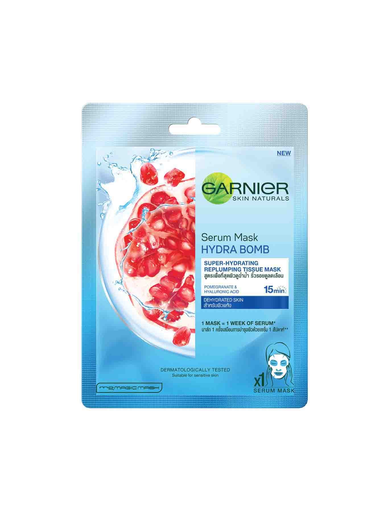 Garnier Hydra Bomb Super-Hydrating Replumping Tissue Mask
